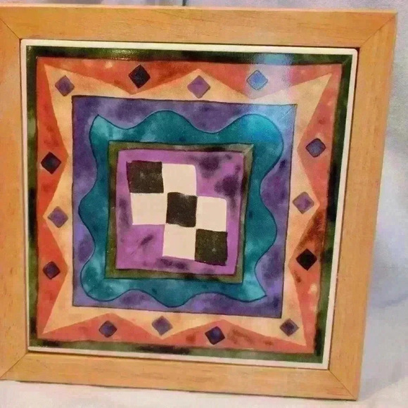 Treasure Craft Other - Treasure Craft Wooden Framed Trivet